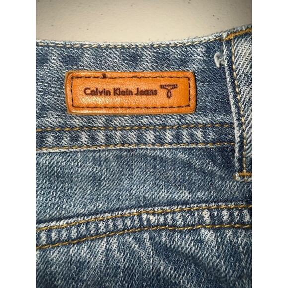 Calvin Klein Jeans Denim Mini Skirt Size 12 Women's - Picture 9 of 9